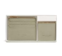 Alice Wheeler Nappa Collection Coffret cadeau 2 pièces Miroir compact et sac à main, pistache, Taille unique, Contemporain