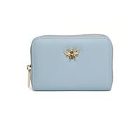 Alice Wheeler Porte-monnaie et cartes en forme d'abeille Concertina en cuir vegan Taille M, bleu pastel, M, Porte-monnaie en accordéon