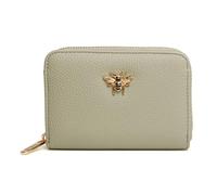 Alice Wheeler Porte-monnaie et cartes en forme d'abeille Concertina en cuir vegan Taille M, pistache, M, Porte-monnaie en accordéon