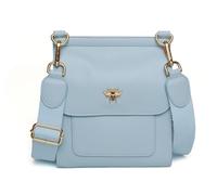 Alice Wheeler Sac à bandoulière en cuir vegan pastel Bee, bleu pastel, One Size