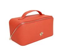 Alice Wheeler Trousse de toilette de luxe pour femme Motif train londonien, Orange, M, Trousse de maquillage