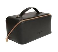 Alice Wheeler Valise de train en nappa végétalienne Beauty Concertina - Organiseur pliable, Noir , Taille unique, Trousse de beauté pliable en train