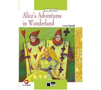 Alice's Adventures In Wonderland (A1) Niveau starter - Lewis Carroll - Cideb Black Cat - Livre CD - Méthode de langue CD