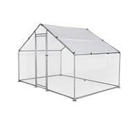 Alice's Garden - Enclos pour poulailler 6m² - Babette - Volière en Acier galvanisé. bâche de Toit imperméable et Anti UV. Porte avec loquet. enclos pour Animaux 3x2m