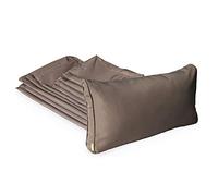 Alice's Garden - Jeu de Housses de Coussins Marron pour Salon de Jardin Milano - Set Complet