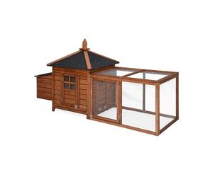 Alice's Garden - Poulailler en Bois Java. 4 Poules. Cage à Poule avec enclos