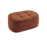Alice's Garden sweeek - Pouf. Repose-Pieds pour chauffeuse 1 Place Boni Bouclette texturée Terracotta L 91 x P 63 x H 40cm - Boni