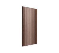 Set de 4 panneaux muraux acoustiques décoratifs en feutrine et MDF noyer 60x120cm - Kyoto