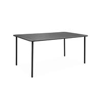 Table de jardin Sweeek Table de jardin métal 6-8 places anthracite Amelia 160x90xH725cm