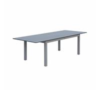 Alice's Garden - Table Extensible - Chicago Anthracite - Table en Aluminium 175/245cm avec rallonge. 8 Places