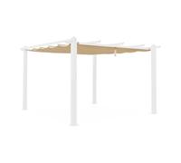 Alice's Garden - Toile de Toit Beige pour tonnelle 3x4m Condate - Toile de Rechange pergola. Toile de Remplacement