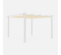 Alice's Garden - Toile de Toit écrue pour tonnelle 3x4m Condate - Toile de Rechange pergola. Toile de Remplacement