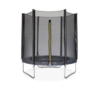 Alice's Garden - Trampoline Rond Ø 180cm Gris avec Son Filet de Protection - Cassiopée - Trampoline de Jardin 2m| Qualité Pro. | Normes EU. | Montage Facile.