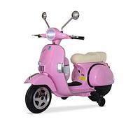 Alice's Garden - Vespa Rose PX150. Scooter électrique pour Enfants 12V 4.5Ah. 1 Place avec autoradio