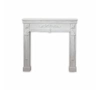 Alice's Home - Manteau de cheminée - Romance - décor Bois Blanc cérusé