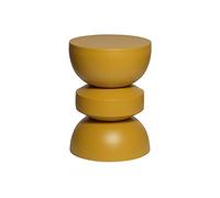 Alice's Home - Table d'appoint. Bout de canapé. Table de Chevet en métal. Moutarde. Assa. Ø32 x H 43.5cm