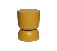 Alice's Home - Table d'appoint. Bout de canapé. Table de Chevet en métal. Moutarde. Madi. Ø32 x H 42cm