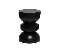 Alice's Home - Table d'appoint. Bout de canapé. Table de Chevet en métal. Noir. Assa. Ø32 x H 43.5cm