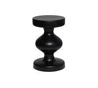 Alice's Home - Table d'appoint. Bout de canapé. Table de Chevet en métal. Noir. Hawa Ø29.5 x H 47cm
