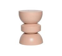 Alice's Home - Table d'appoint. Bout de canapé. Table de Chevet en métal. Rose. Assa. Ø32 x H 43.5cm