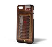Alicia Bricki Dexter Blood Slide Boxes pour coque iPhone 5/5s Noir Glossy Plastique Étui basique Dos transparent