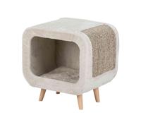 Alicia igloo con piedini in legno 48×48×38cm grigio chiaro/grigio sfumato Trixie