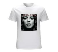 Alicia Keys As I Am T-Shirt Graphic Tee Printed Top Mens White Shirt XXL