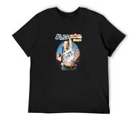 Alicia Keys Tour Concert T-Shirt Graphic Tee Printed Top Mens Black Shirt M