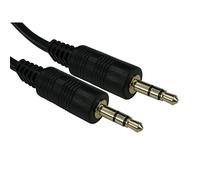 Alida Systems ® Câble Jack 10m 3,5 mm - Qualité Supérieure / 24k plaqué Or/Audio/Stéréo/Mâle vers Mâle
