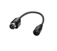 Alide Câble d'alimentation court DIN 3 broches vers 5,5 x 2,1 mm, 20 cm, pour caméras de vidéosurveillance, chargeurs, adaptateurs, imprimantes, DVR, 12 V, 20 AWG, noyau en cuivre.