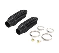 Alide Ensemble De Soufflets De Crémaillère De Direction, 2 Pièces, Avec 4 Colliers De Serrage Et 4 Serre-câbles, Accessoires Professionnels Pour Voiture