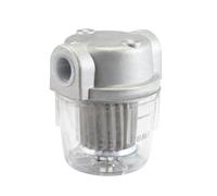 Alide Filtre à carburant en ligne pour brûleur diesel pour la protection de la pompe à huile Système de filtration de combustion complet (3/8 pouce)