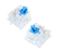 Alide Lot de 10 interrupteurs de clavier mécanique, remplacement pour Cherry MX Blue, corps d'arbre dédié à 3 broches pour clavier de jeu mécanique