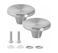 Alide Lot De 2 Boutons De Couvercle De Casserole En Acier Inoxydable Pour Fours Hollandais En Fonte, Résistants À La Chaleur, Poignée De Remplacement Générale En Fonte Émaillée