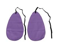 Alide Lot de 2 écouvillons en soie pour clarinette - Chiffon de nettoyage pour piccolo, flûte et saxophone (violet)