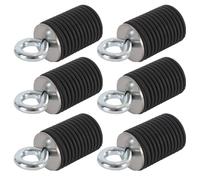 Alide Lot de 6 ancrages de tension pour Ranger XP 1000 900 800 700 570 500 General 1000, support de verrouillage de lit, accessoires UTV, zingué noir