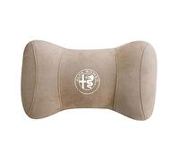 ALIEDA 2 Pièces Appui-tête Siège de Voiture, Oreiller Cervical à Mémoire Forme, Coussin Cou Doux et Confortable, Repose Nuque, pour Alfa Romeo 156 Giulietta Stelvio 159 147 155 Mito Giulia GT