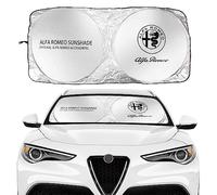 ALIEDA Pare-Soleil de Pare-Brise Avant de Voiture, Isolation Protection Complète Bloque Les UV, Pare-Soleil Pliable, pour Alfa Romeo Alfa Romeo Giulia 147 156 159 Mito Stelvio Sportiva Giulietta
