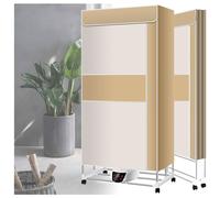 ALIEDA Séchoir à air chauffant pour vêtements d'intérieur, séchage rapide multi-vitesses, grand espace d'économie d'énergie, séchage de vêtements par temps brume, jaune