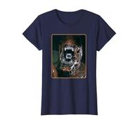 Alien 45th Anniversary AVP: Alien vs. Predator Xenomorph T-Shirt, Femme, Bleu Marine, XS