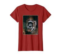 Alien 45th Anniversary AVP: Alien vs. Predator Xenomorph T-Shirt, Femme, Canneberge, M