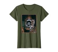 Alien 45th Anniversary AVP: Alien vs. Predator Xenomorph T-Shirt, Femme, Olive, XXL
