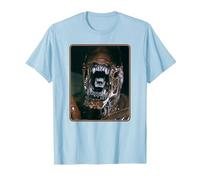 Alien 45th Anniversary AVP: Alien vs. Predator Xenomorph T-Shirt, Homme, Bleu Céleste, M