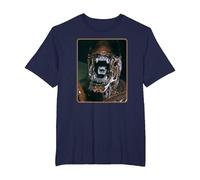 Alien 45th Anniversary AVP: Alien vs. Predator Xenomorph T-Shirt, Homme Grandes Tailles, Bleu Marine, 6X Tall