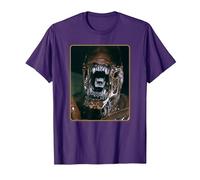 Alien 45th Anniversary AVP: Alien vs. Predator Xenomorph T-Shirt, Homme, Violet, 3XL
