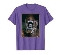 Alien 45th Anniversary AVP: Alien vs. Predator Xenomorph T-Shirt, Homme, Violet Chiné, M