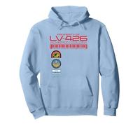Alien 45th Anniversary Property of LV-426 Acheron Colony Sweat à Capuche, Unisexe pour Adultes, Bleu poudré, M