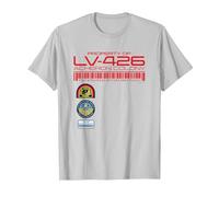 Alien 45th Anniversary Property of LV-426 Acheron Colony T-Shirt, Homme, Argent, S