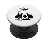 Alien Abduction Bigfoot Loch Ness Drôle OVNI Sasquatch PopSockets PopGrip Adhésif