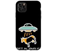 Alien Abduction Cattle Angus Beef We're Having Hamburgers Coque pour iPhone 11 Pro Max